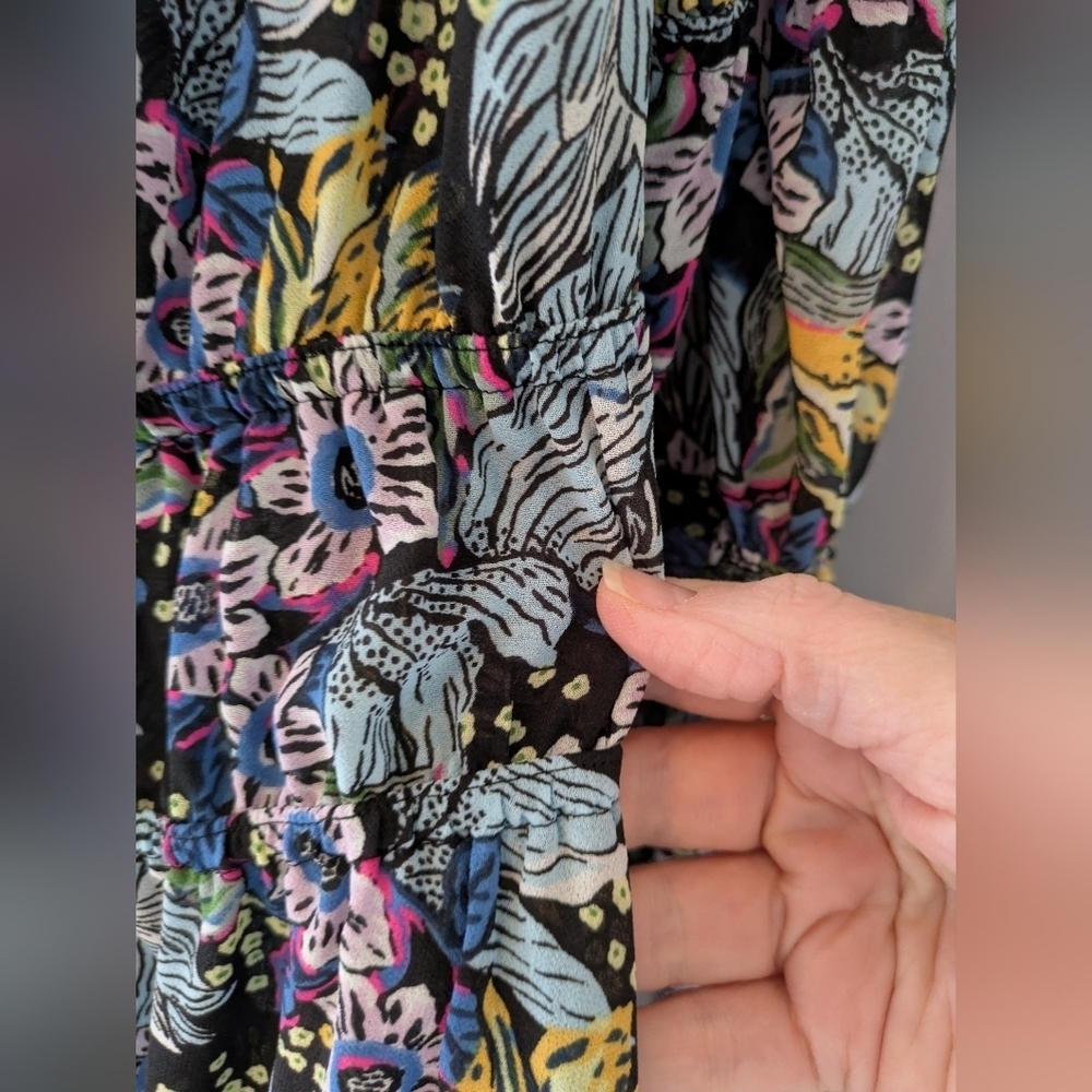 Cinq A Sept Floral Print Women's Dress 2 - Picture 7 of 16